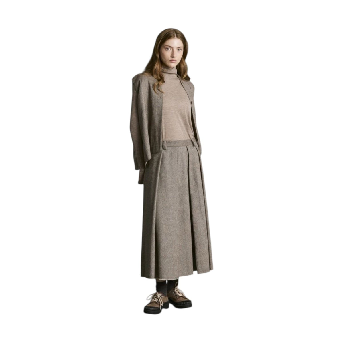 Hod Paris Elisabeth Raw Edge Skirt Barista - Steranko Clothing Manchester
