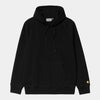 Carhartt Chase Hooded Sweatshirt Black / Gold