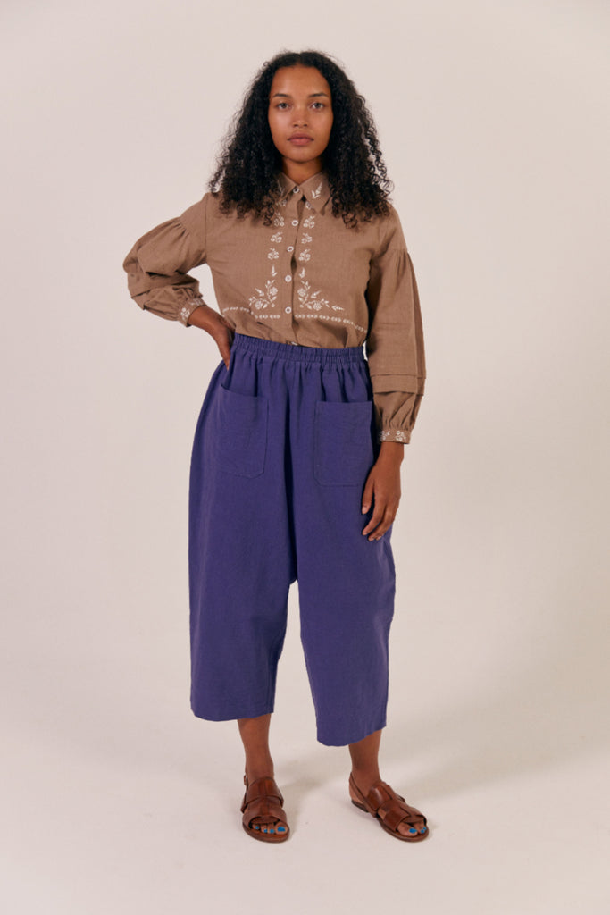 Sideline Mary Trousers Blue