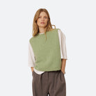 INDI&COLD Boxy Mohair Vest Water - Steranko Clothing Manchester