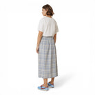 INDI&COLD Cotton Plaid Skirt British Blue - Steranko Clothing Manchester