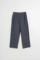 INDI&COLD Pinstripe Pleated Pants Indigo - Steranko Clothing Manchester