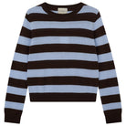 Jumper 1234 Stripe Crew Cashmere Pluto/Arctic - Steranko Clothing Manchester