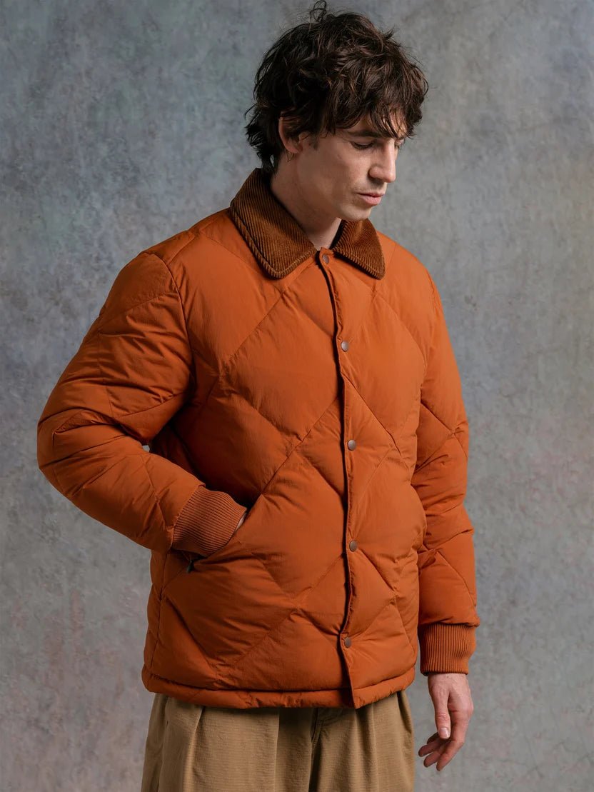 Kestin Dunbar Jacket Rust Orange - Steranko Clothing Manchester