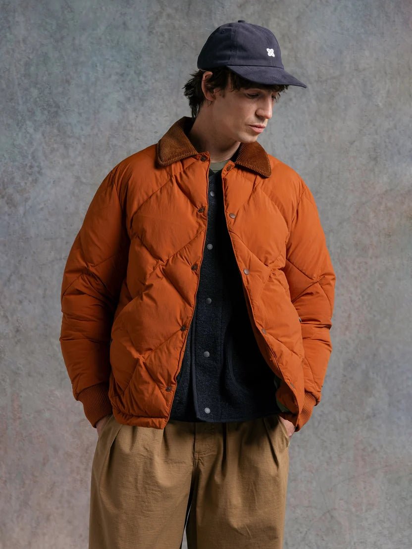 Kestin Dunbar Jacket Rust Orange - Steranko Clothing Manchester