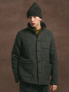 Kestin Ormiston Jacket Moss Herringbone Wool - Steranko Clothing Manchester