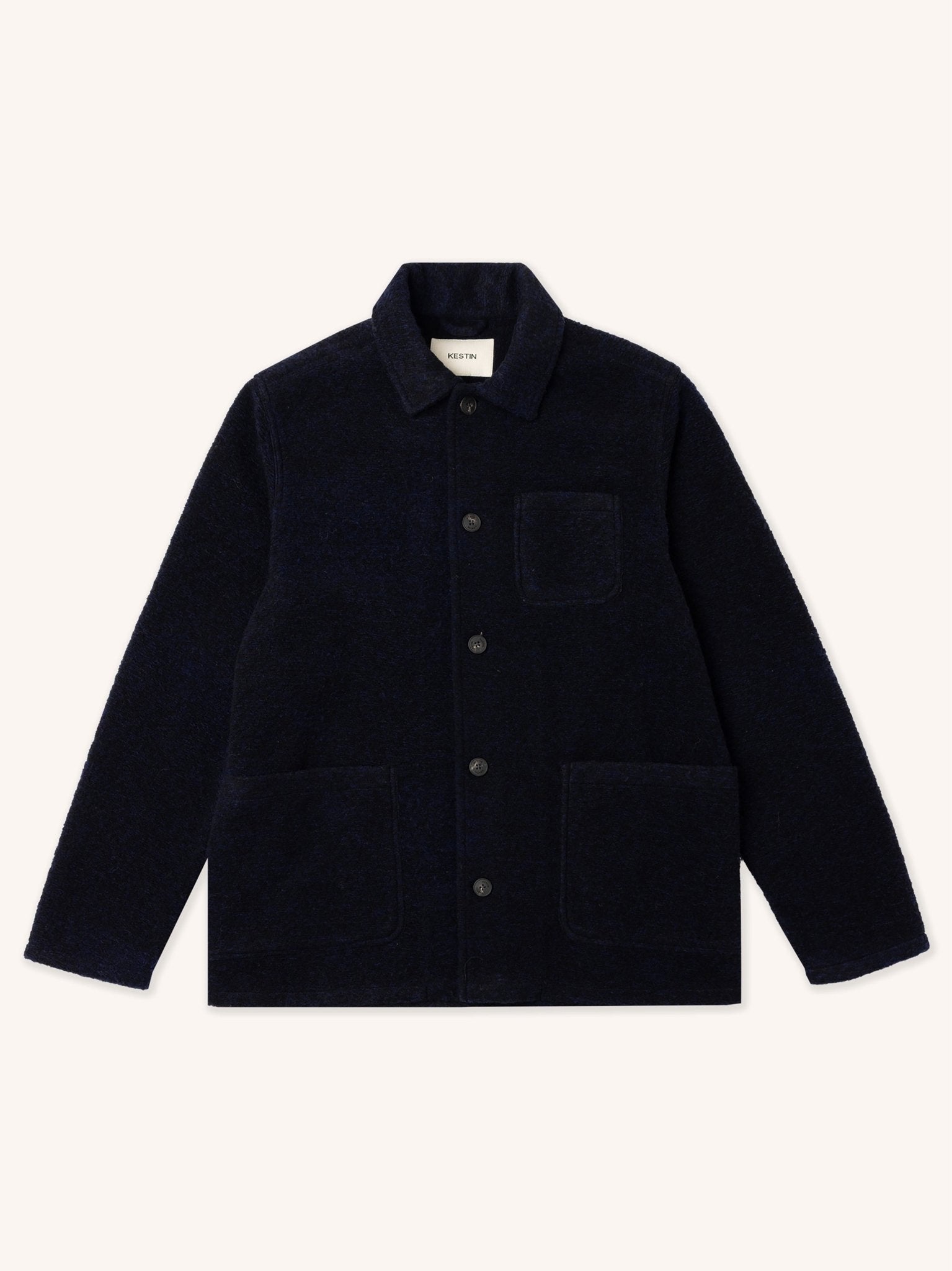 Kestin Ormiston Jacket Speckled Wool Navy - Steranko Clothing Manchester