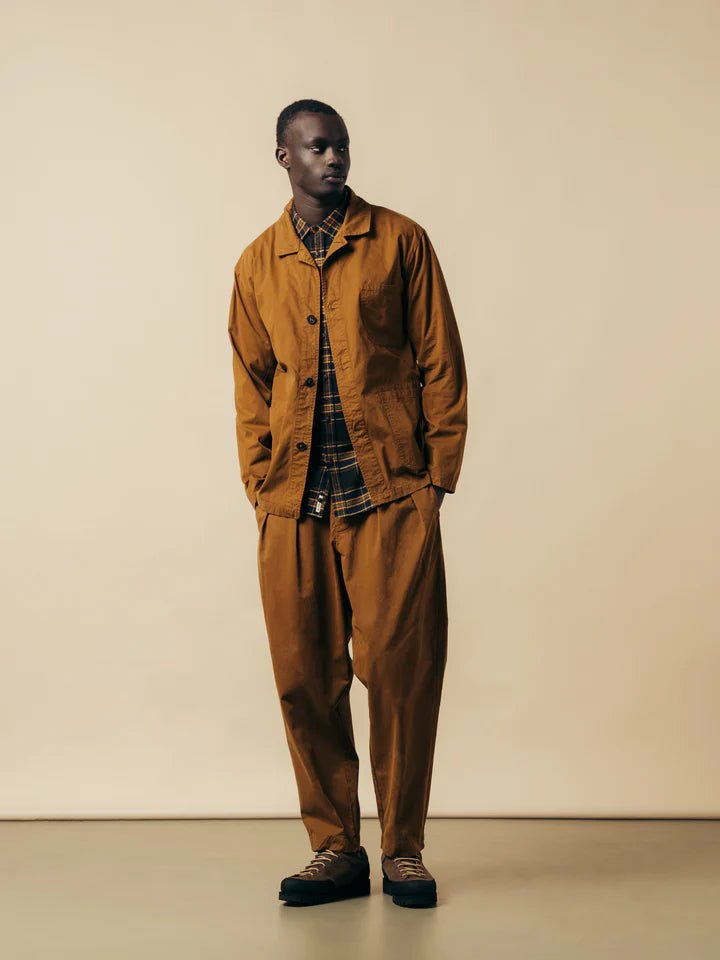 Kestin Port Jacket Cotton Twill Tobacco - Steranko Clothing Manchester