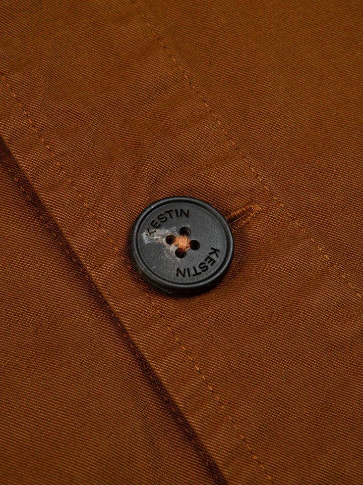 Kestin Port Jacket Cotton Twill Tobacco - Steranko Clothing Manchester