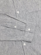 Kestin Raeburn Button Down Shirt Ecru Linen Blend - Steranko Clothing Manchester