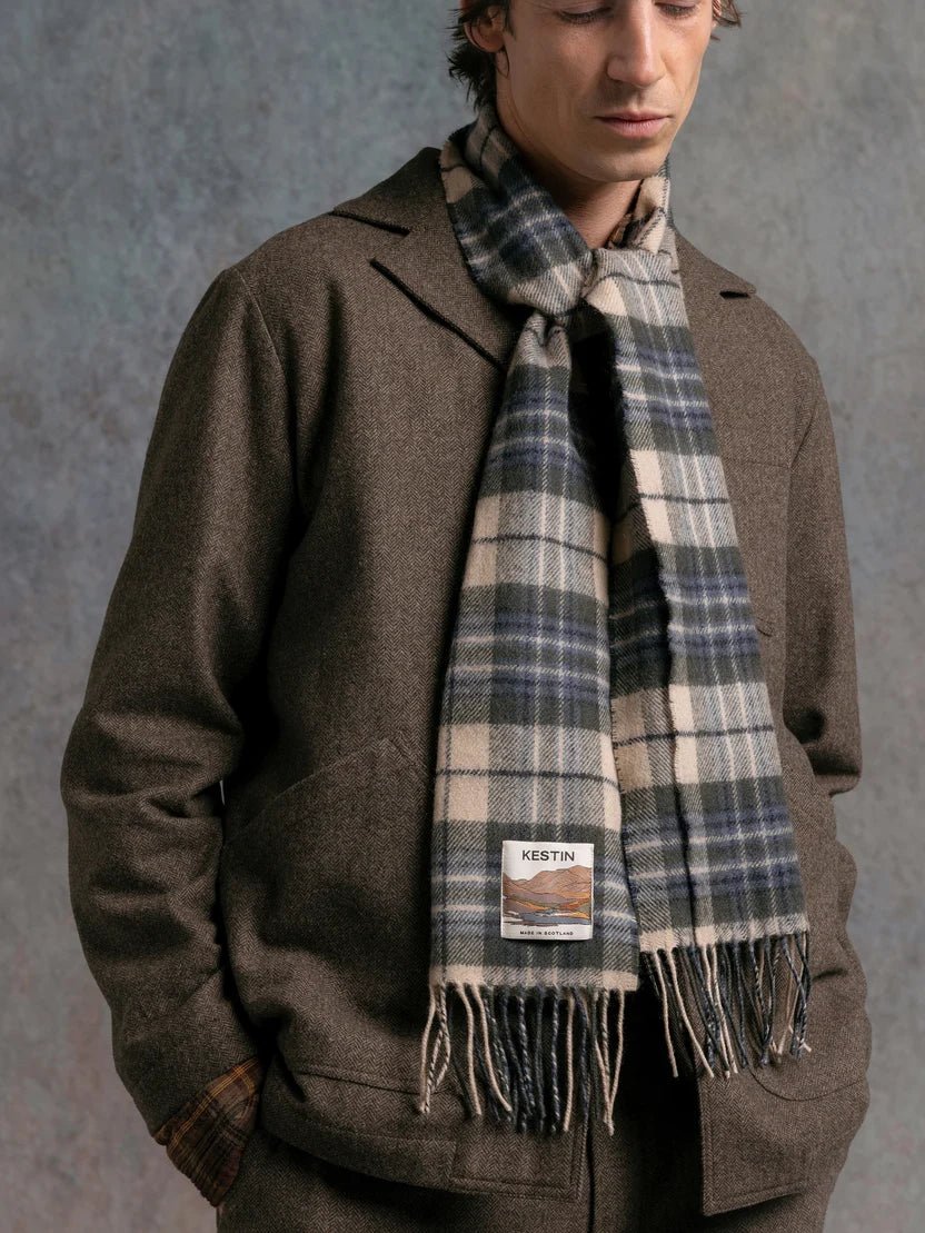 Kestin Selkirk Lambswool Scarf Kestin Tartan - Steranko Clothing Manchester