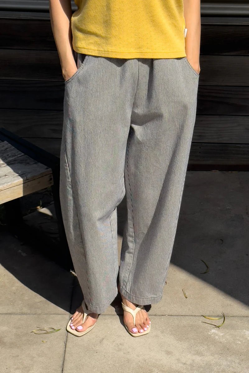 Le Bon Shoppe Arc Pants Blue Stripe - Steranko Clothing Manchester