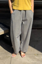 Le Bon Shoppe Arc Pants Blue Stripe - Steranko Clothing Manchester