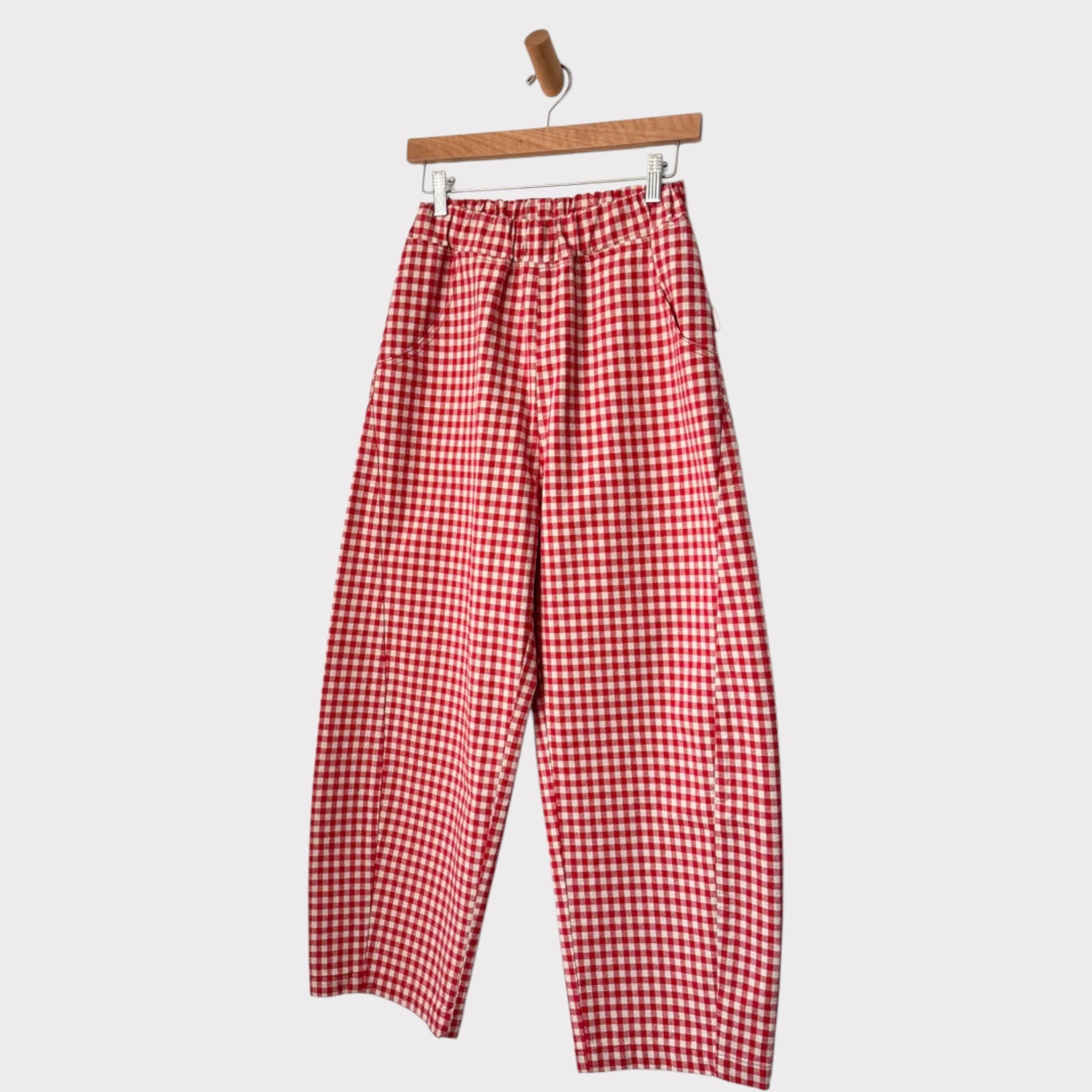Le Bon Shoppe Arc Pants Red Gingham - Steranko Clothing Manchester