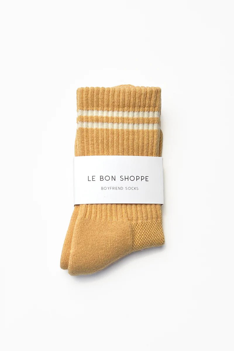 Le Bon Shoppe Boyfriend Socks Butter - Steranko Clothing Manchester