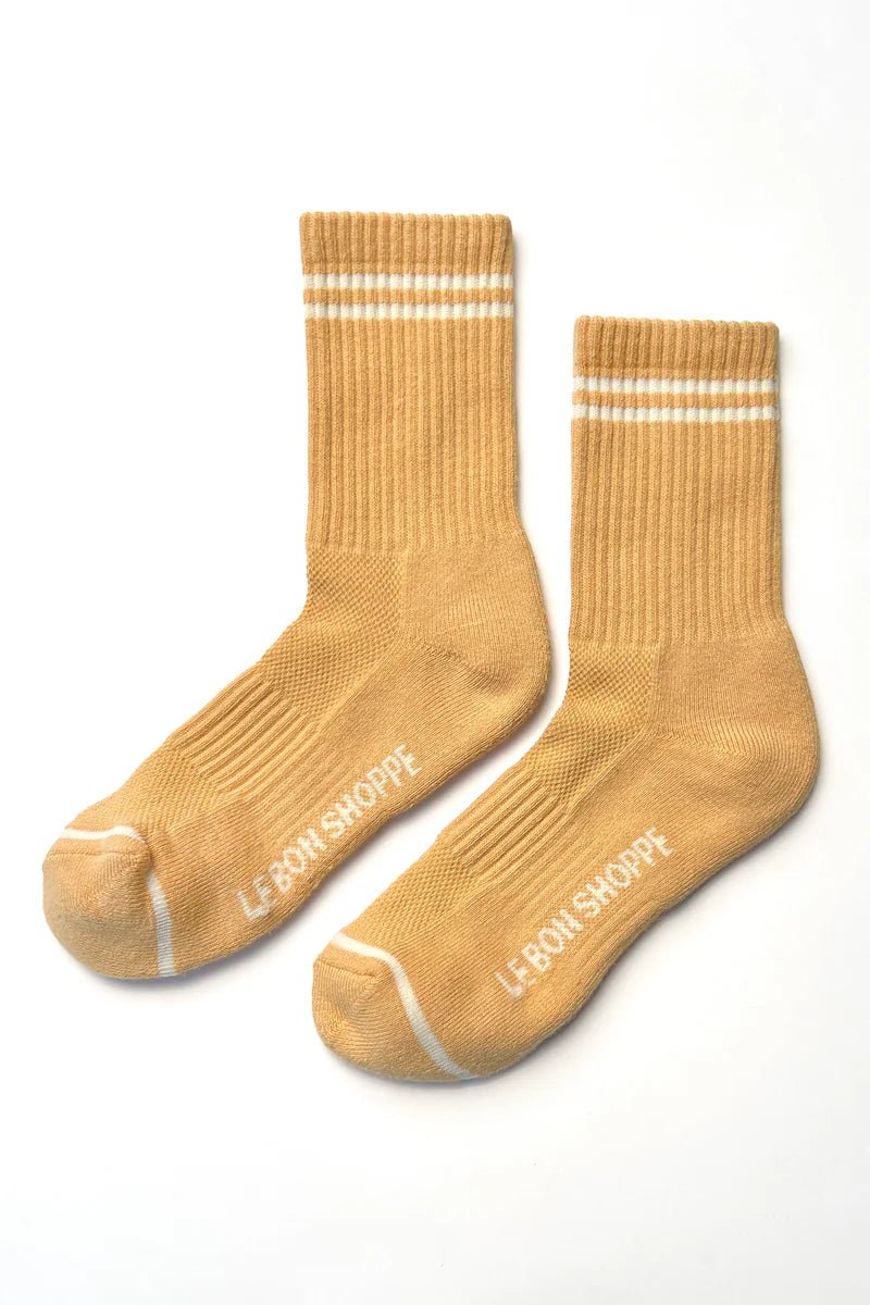 Le Bon Shoppe Boyfriend Socks Butter - Steranko Clothing Manchester