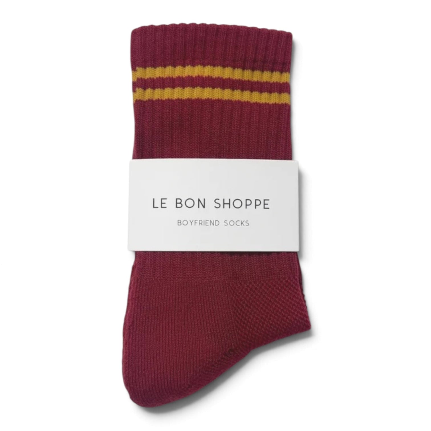 Le Bon Shoppe Boyfriend Socks Cardinal - Steranko Clothing Manchester