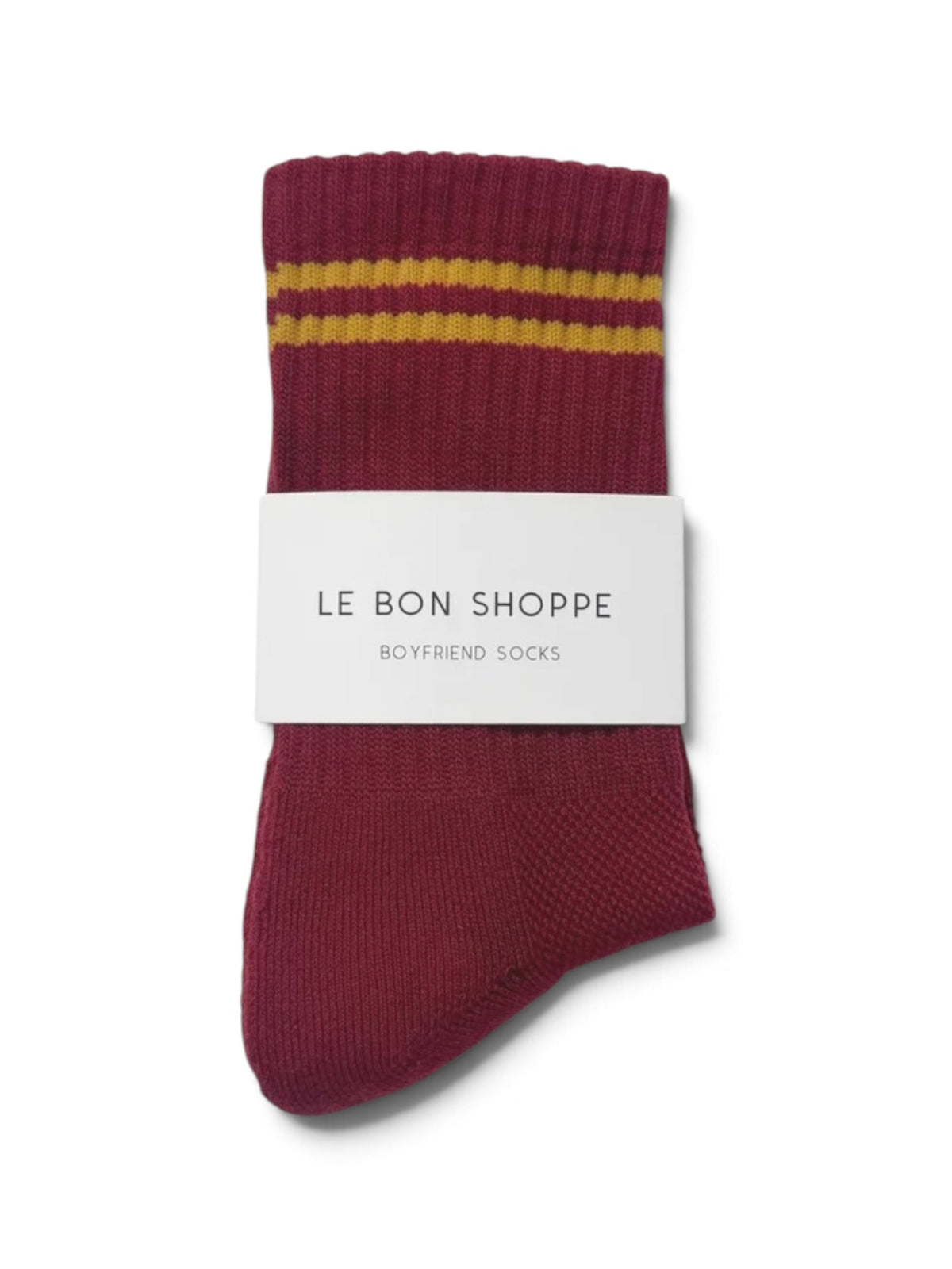 Le Bon Shoppe Boyfriend Socks Cardinal - Steranko Clothing Manchester