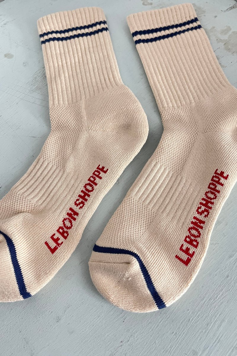 Le Bon Shoppe Boyfriend Socks Cashew - Steranko Clothing Manchester