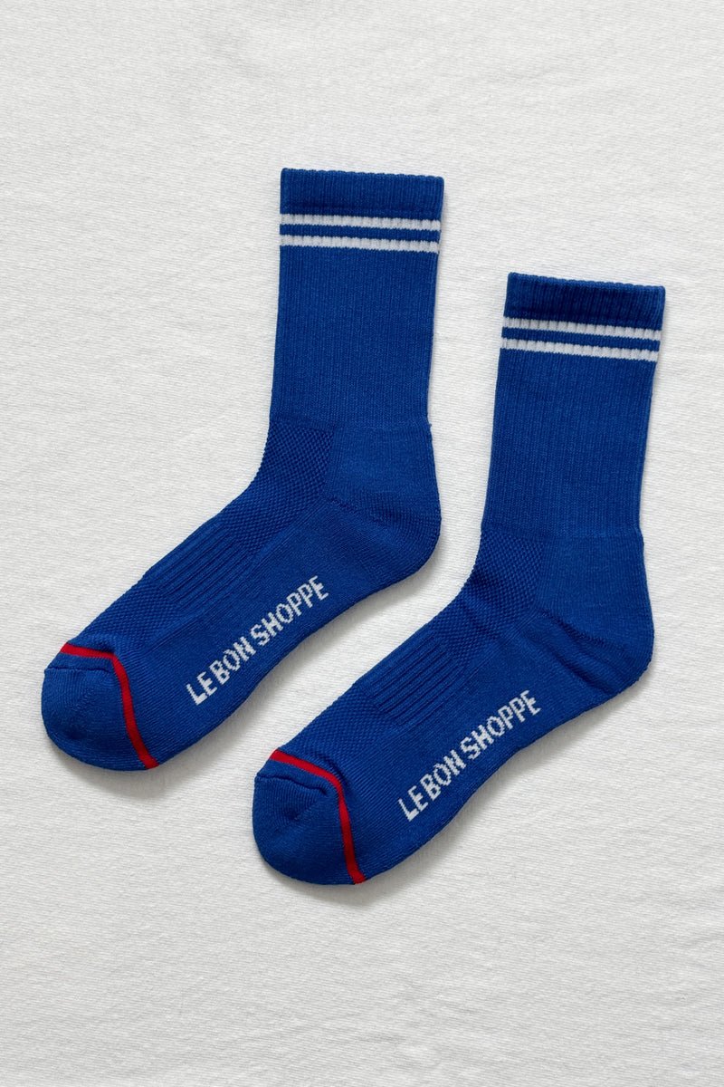 Le Bon Shoppe Boyfriend Socks Cobalt - Steranko Clothing Manchester