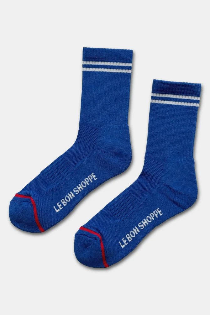 Le Bon Shoppe Boyfriend Socks Cobalt - Steranko Clothing Manchester