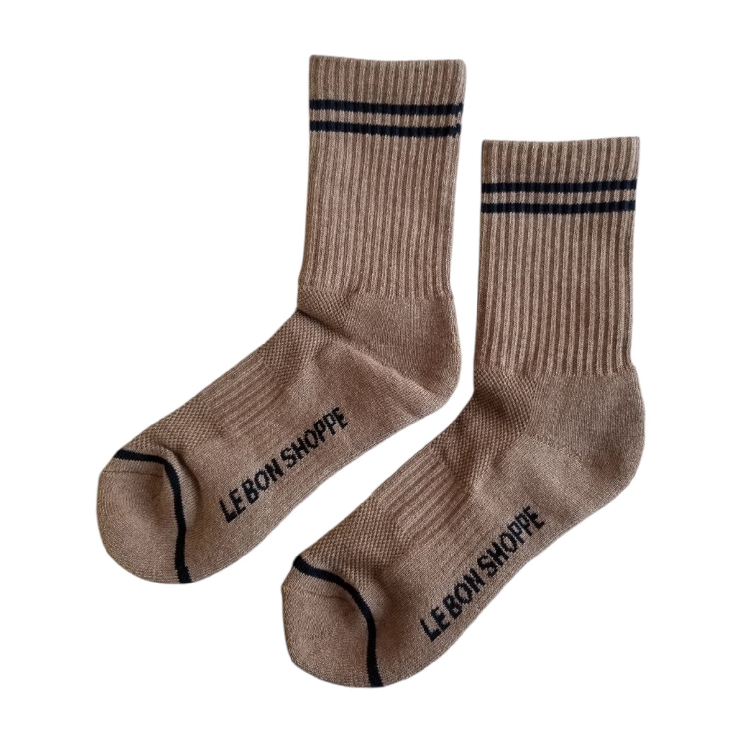 Le Bon Shoppe Boyfriend Socks Cocoa - Steranko Clothing Manchester