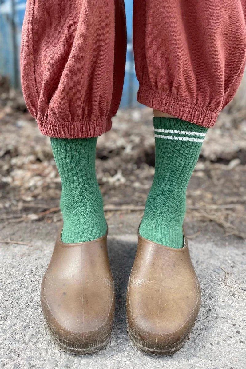 Le Bon Shoppe Boyfriend Socks Moss - Steranko Clothing Manchester