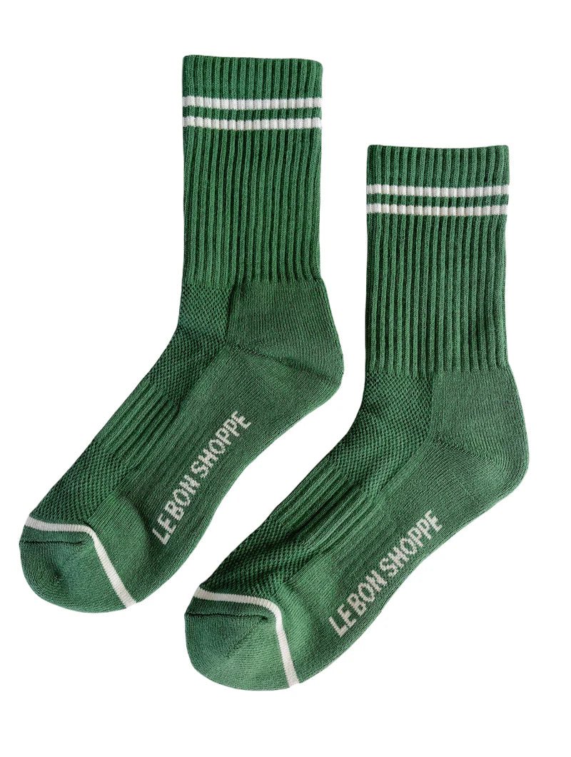 Le Bon Shoppe Boyfriend Socks Moss - Steranko Clothing Manchester