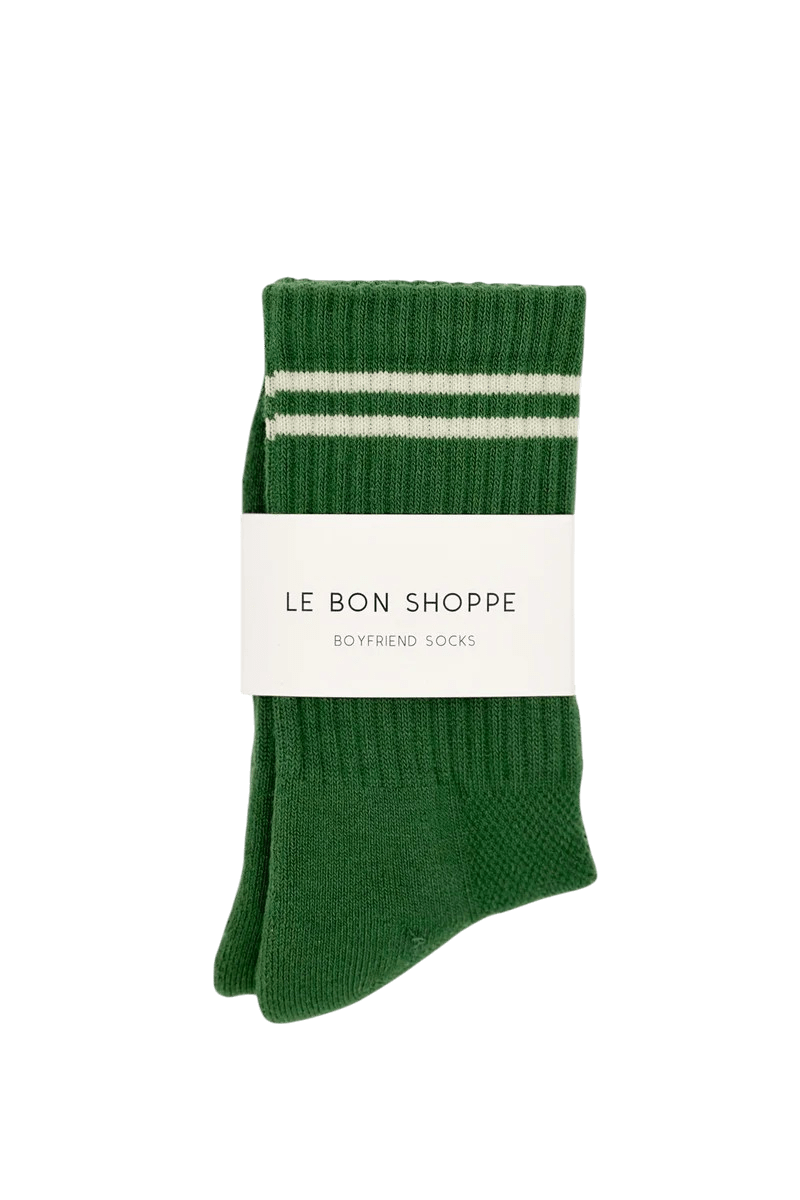 Le Bon Shoppe Boyfriend Socks Moss - Steranko Clothing Manchester