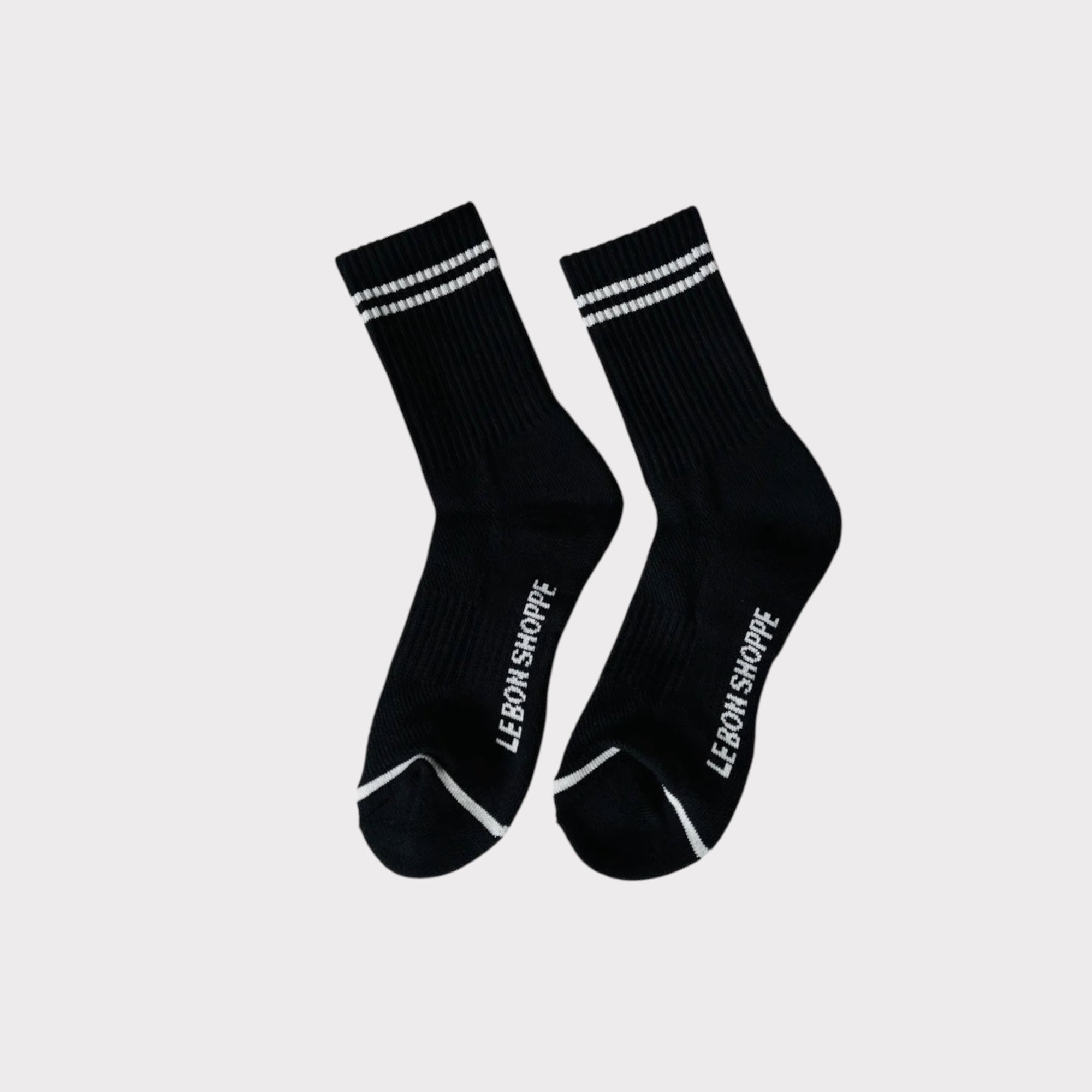 Le Bon Shoppe Boyfriend Socks Noir - Steranko Clothing Manchester