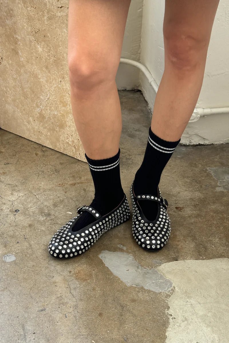 Le Bon Shoppe Boyfriend Socks Noir - Steranko Clothing Manchester