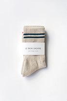 Le Bon Shoppe Boyfriend Socks Oatmeal - Steranko Clothing Manchester