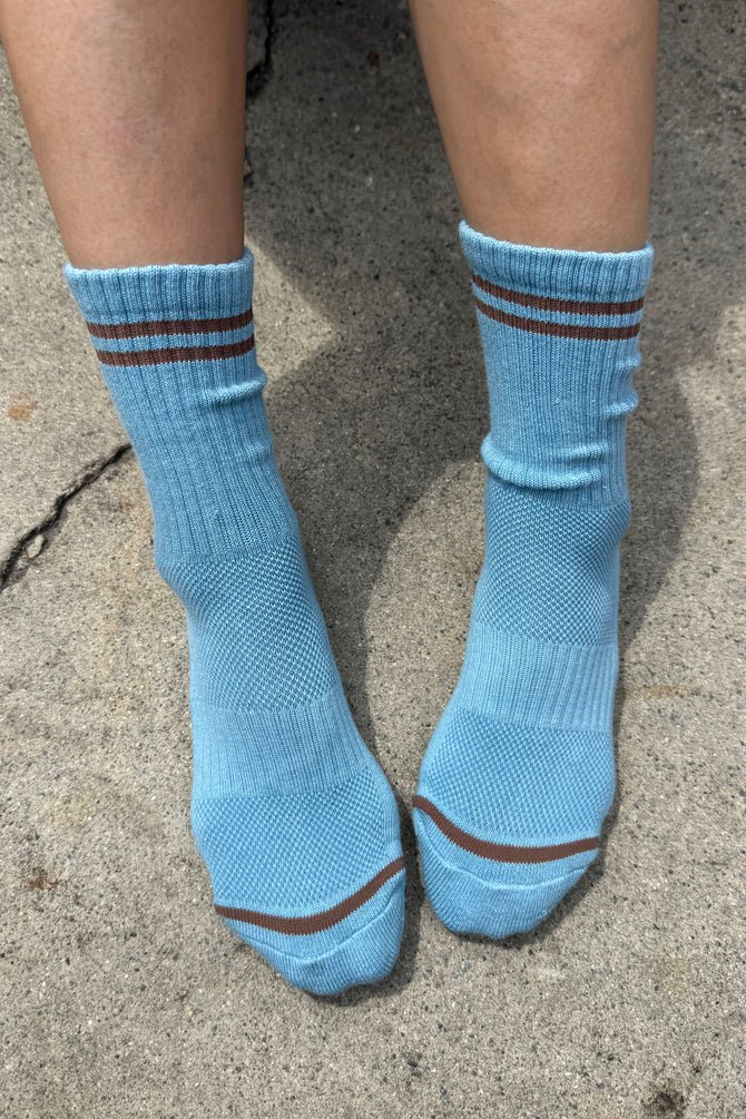 Le Bon Shoppe Boyfriend Socks Powder Blue - Steranko Clothing Manchester