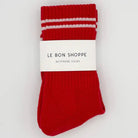 Le Bon Shoppe Boyfriend Socks Red - Steranko Clothing Manchester