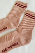 Le Bon Shoppe Boyfriend Socks Vintage Pink - Steranko Clothing Manchester