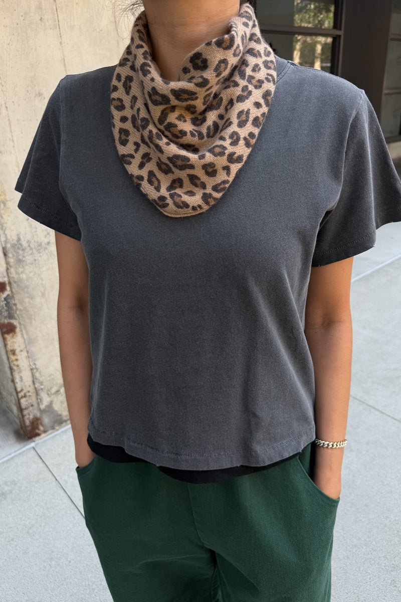 Cashmere Leopard Bandana by Le Bon Shoppe