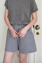 Le Bon Shoppe City Shorts Gingham Blue - Steranko Clothing Manchester