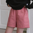 Le Bon Shoppe City Shorts Gingham Red - Steranko Clothing Manchester