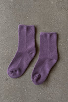 Le Bon Shoppe Cloud Socks Plum - Steranko Clothing Manchester