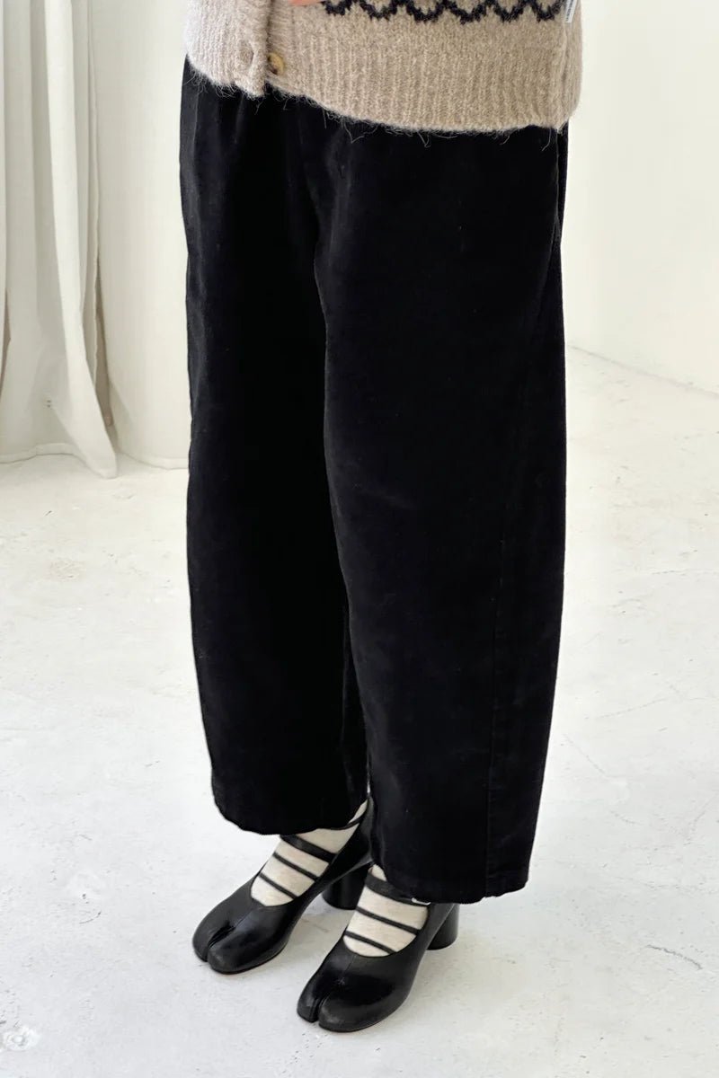 Le Bon Shoppe Corduroy Arc Pants Black - Steranko Clothing Manchester
