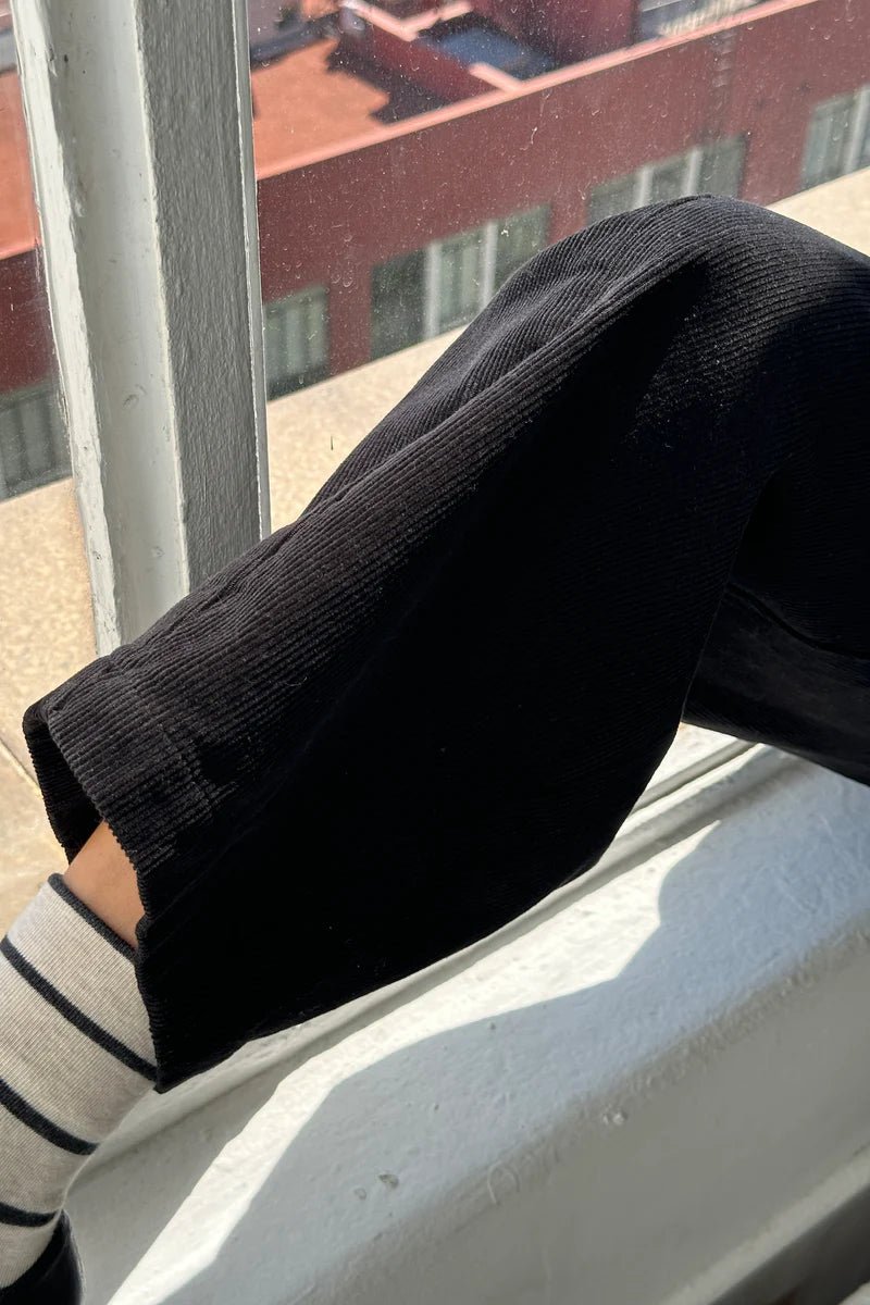 Le Bon Shoppe Corduroy Arc Pants Black - Steranko Clothing Manchester