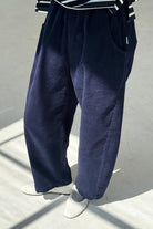 Le Bon Shoppe Corduroy Arc Pants Navy - Steranko Clothing Manchester