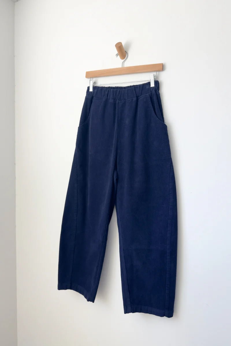 Le Bon Shoppe Corduroy Arc Pants Navy - Steranko Clothing Manchester
