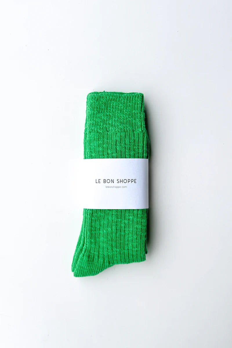 Le Bon Shoppe Cottage Socks Spring Green - Steranko Clothing Manchester