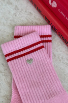 Le Bon Shoppe Embroidered Boyfriend Amour Pink + Heart - Steranko Clothing Manchester