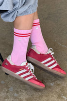 Le Bon Shoppe Embroidered Boyfriend Amour Pink + Heart - Steranko Clothing Manchester