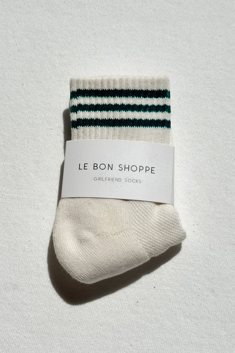 Le Bon Shoppe Girlfriend Socks Egret - Steranko Clothing Manchester