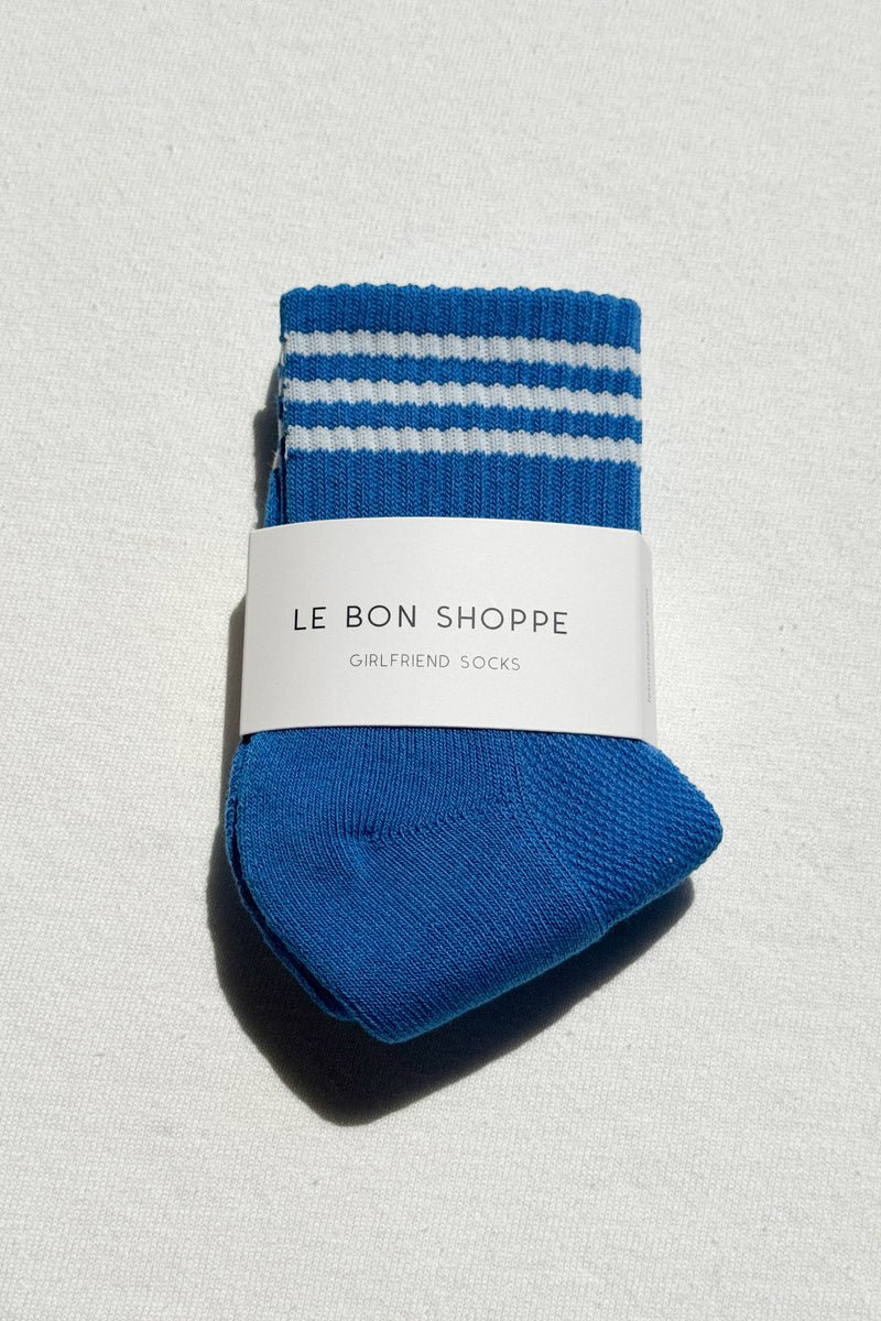 Le Bon Shoppe Girlfriend Socks Royal Blue - Steranko Clothing Manchester