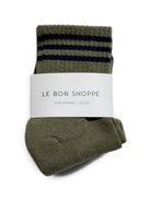 Le Bon Shoppe Girlfriend Socks Sage - Steranko Clothing Manchester