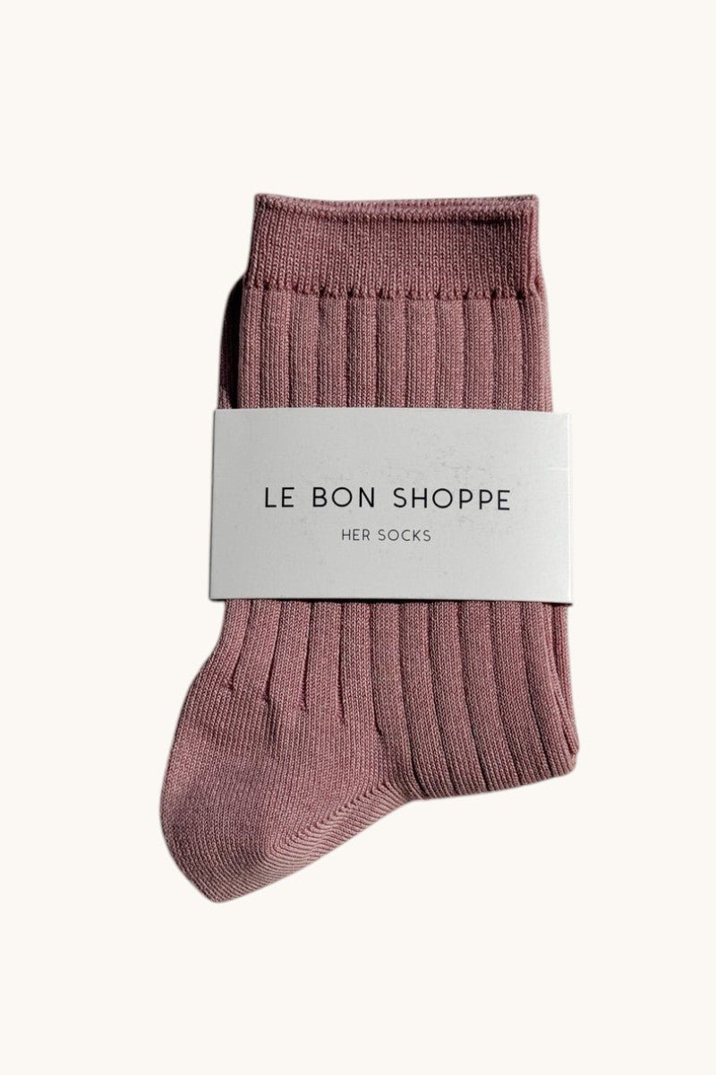 Le Bon Shoppe Her Socks Desert Rose - Steranko Clothing Manchester